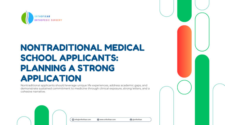 nontraditional medical school applicant