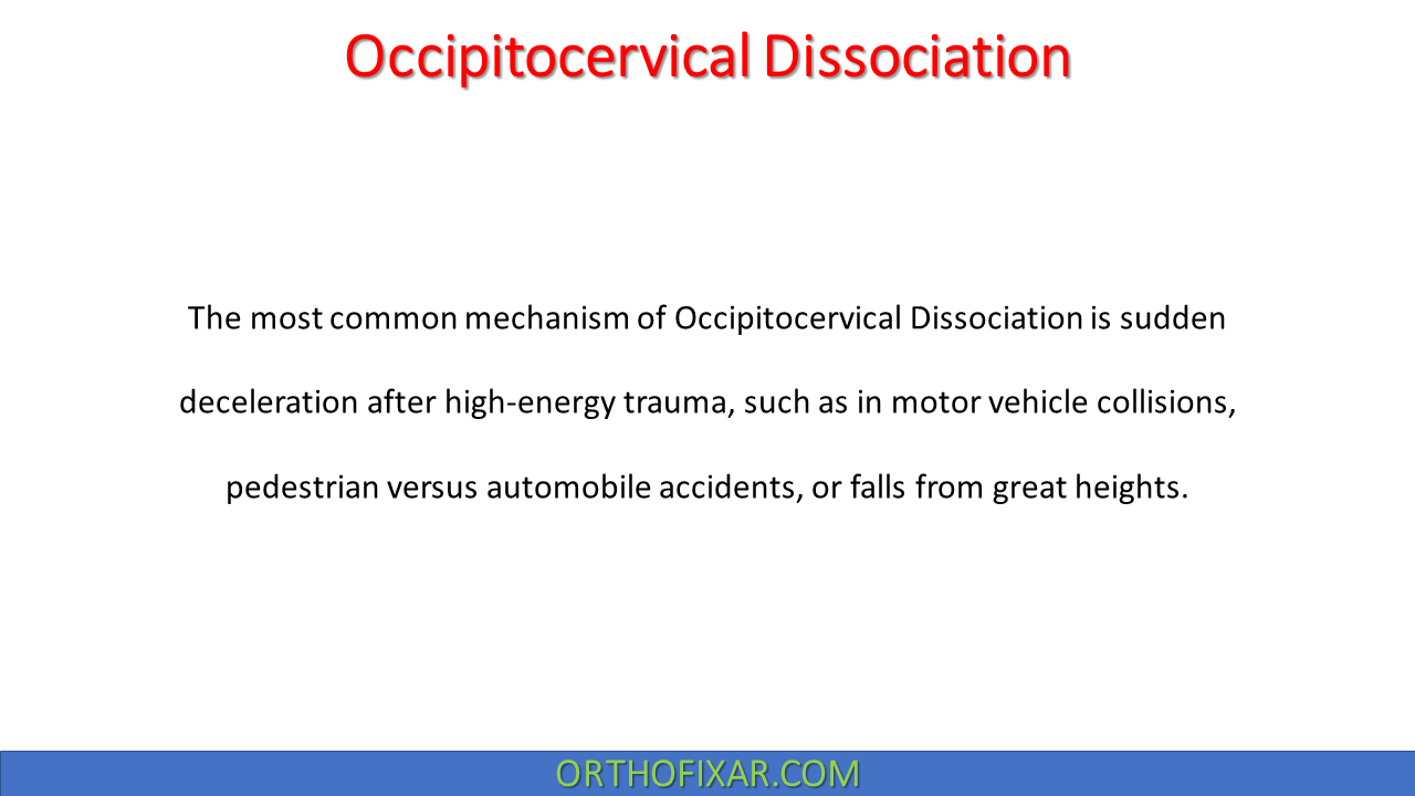  Occipitocervical Dissociation 