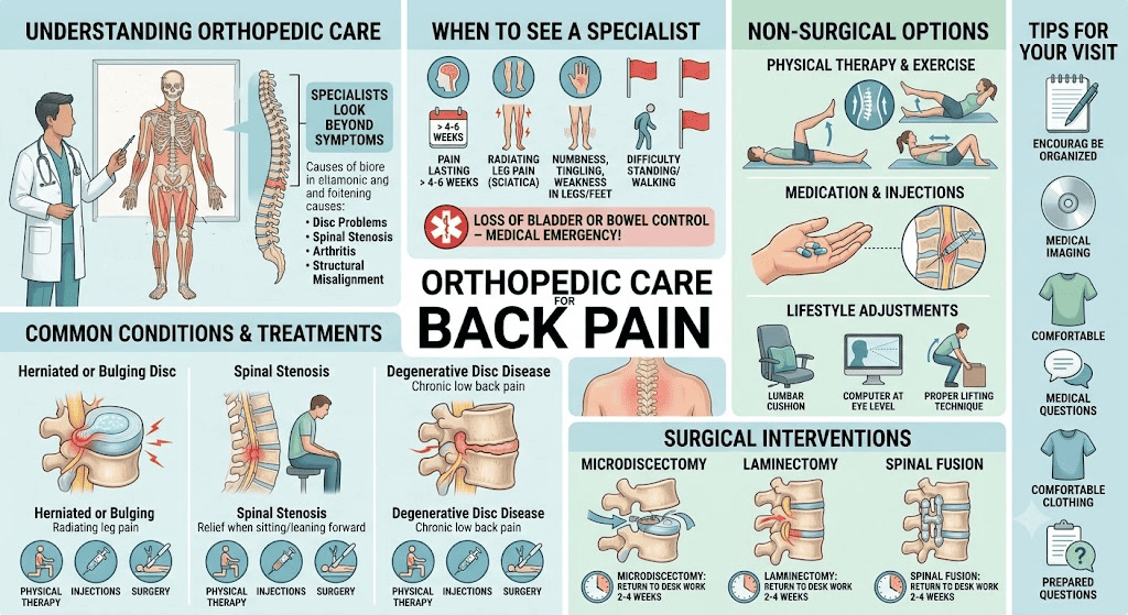 Orthopedic Care for Back Pain