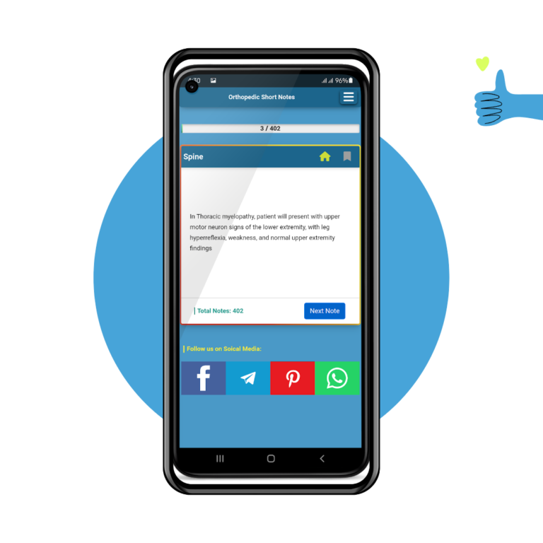 Orthopedic Flashcards Notes