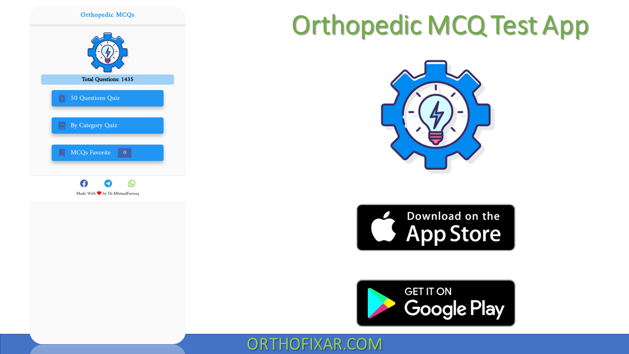  Orthopedic MCQ Test App 