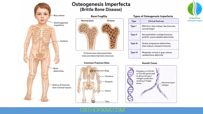 Osteogenesis Imperfecta Types, Symptoms, Tests & Treatment