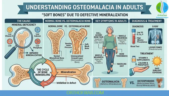 Osteomalacia Causes, Symptoms, Diagnosis, Treatment, and Prevention