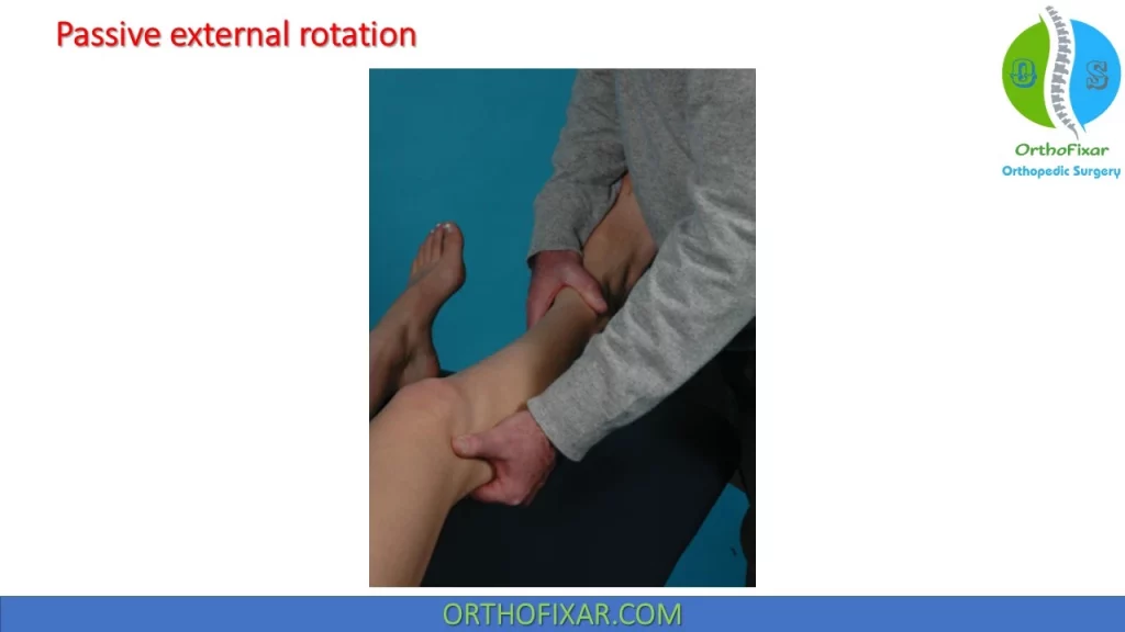 Passive Tibial External Rotation
