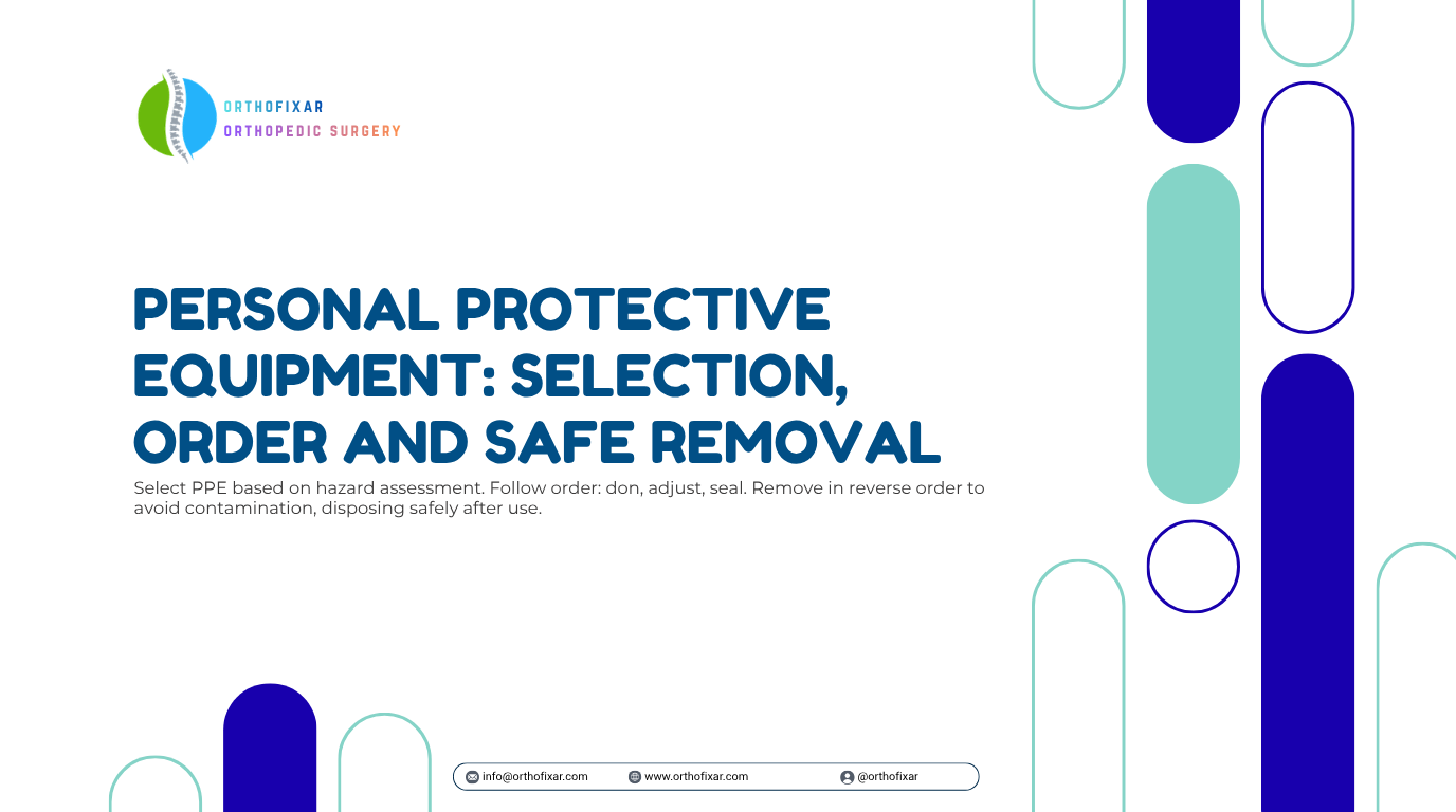 Personal Protective Equipment Selection Order and Safe Removal