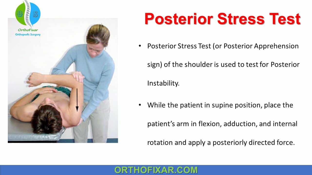  Shoulder Posterior Stress Test 