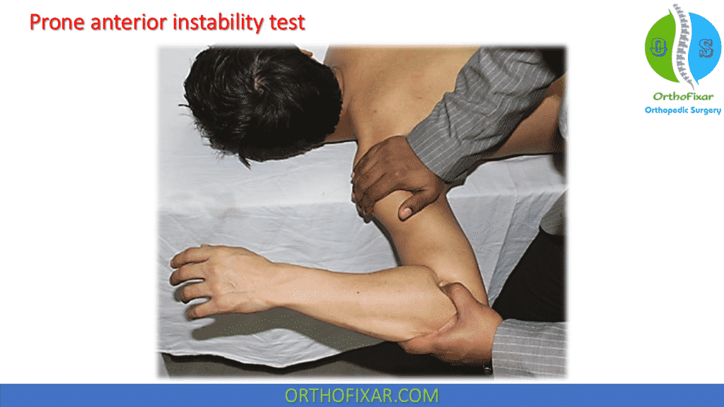 Prone Anterior Instability Test