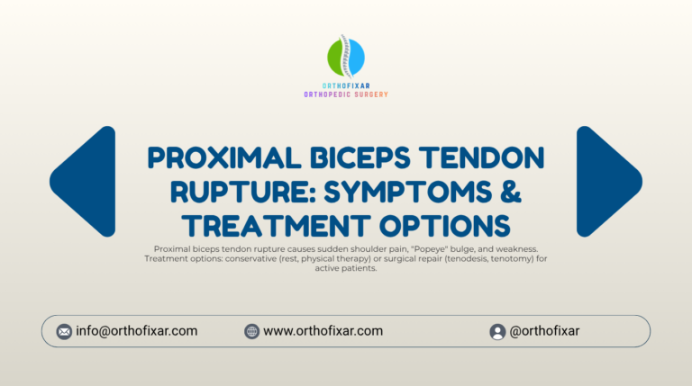 proximal biceps tendon rupture