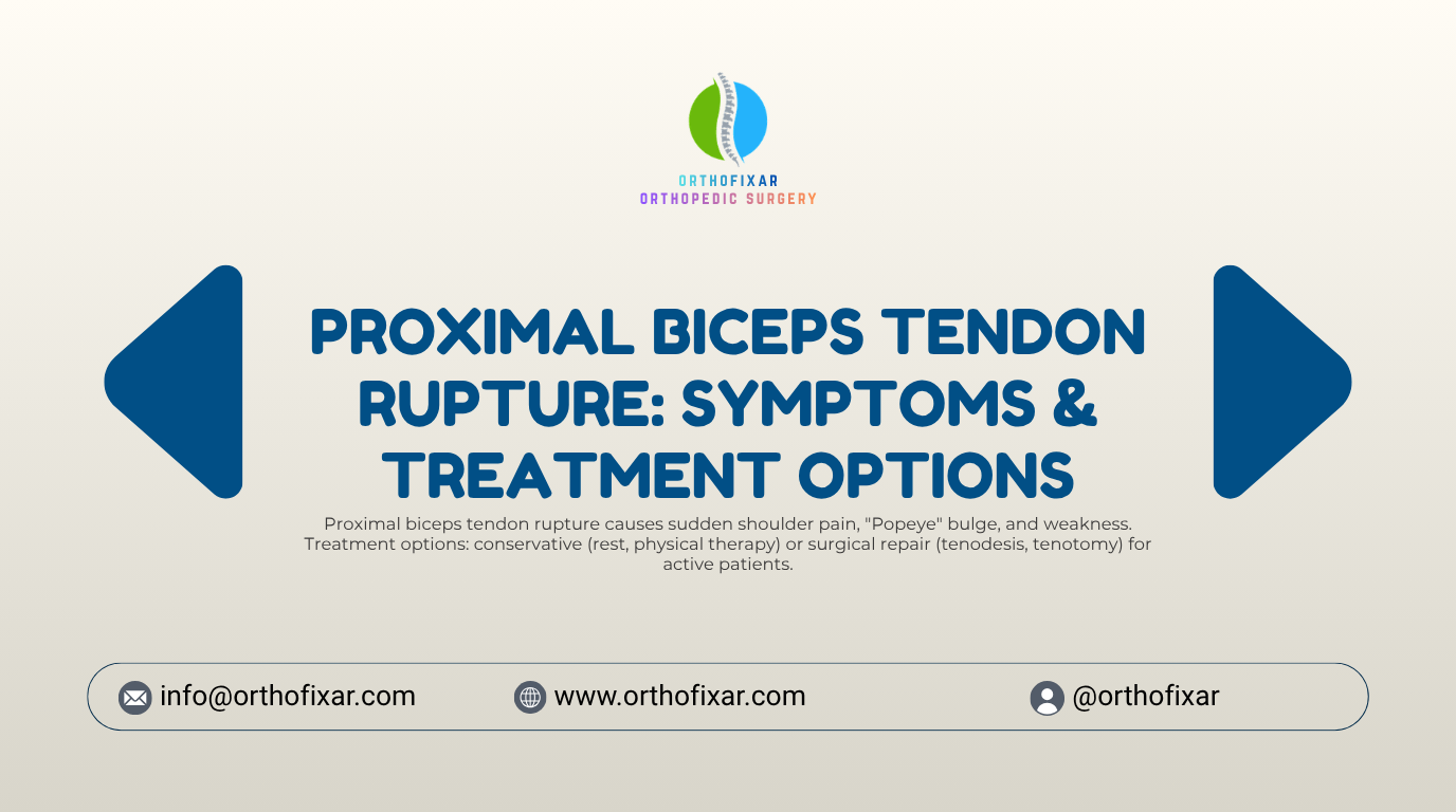 proximal biceps tendon rupture