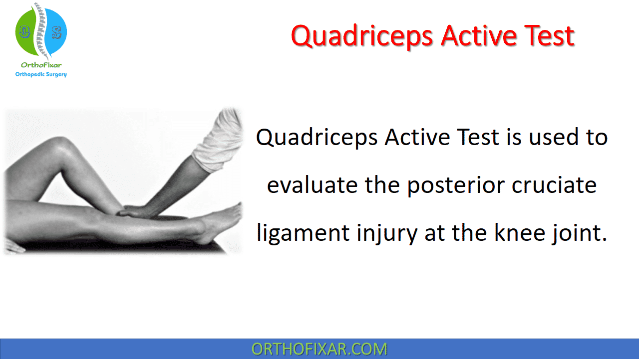 Quadriceps Active Test