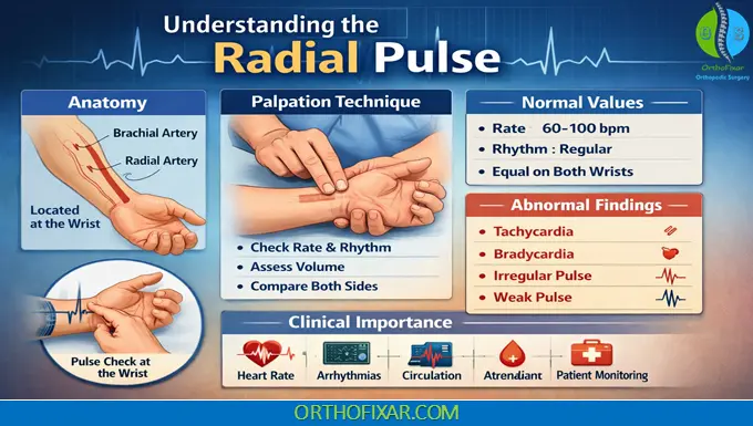 Radial Pulse Location & Normal Range 6 Radial Pulse Location & Normal Range