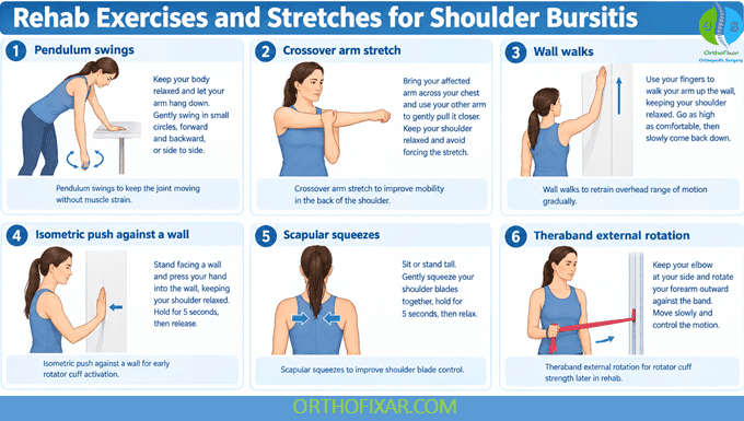 Rehab Exercises and Stretches for Shoulder Bursitis