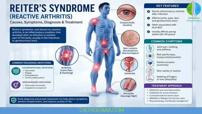 Reiter's Syndrome (Reactive Arthritis) Symptoms, Causes, Diagnosis, and Treatment