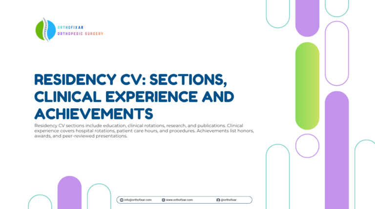 residency CV
