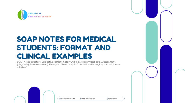 SOAP Notes for Medical Students Format and Clinical Examples