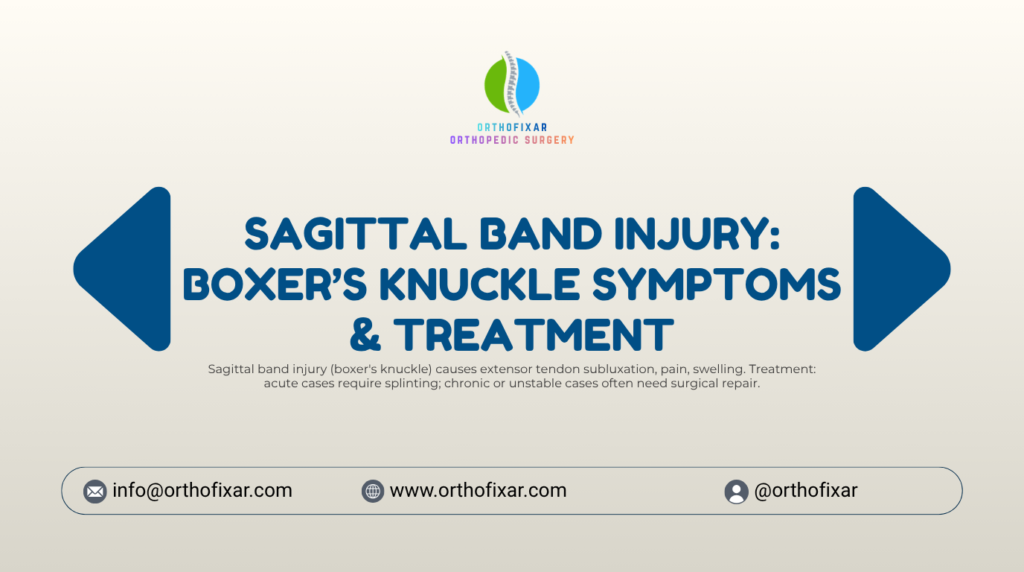 Sagittal Band Injury: Boxer’s Knuckle Symptoms & Treatment
