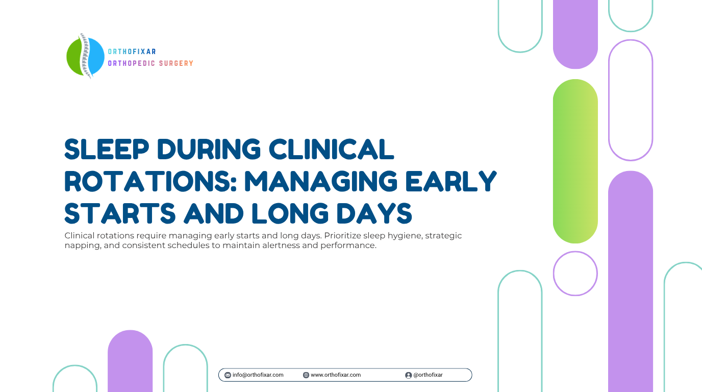 Sleep During Clinical Rotations Managing Early Starts and Long Days