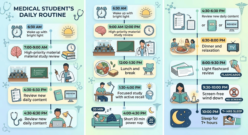 Sleep and Memory in Medical School: Improving Learning and Recall 3 Sleep and Memory in Medical School