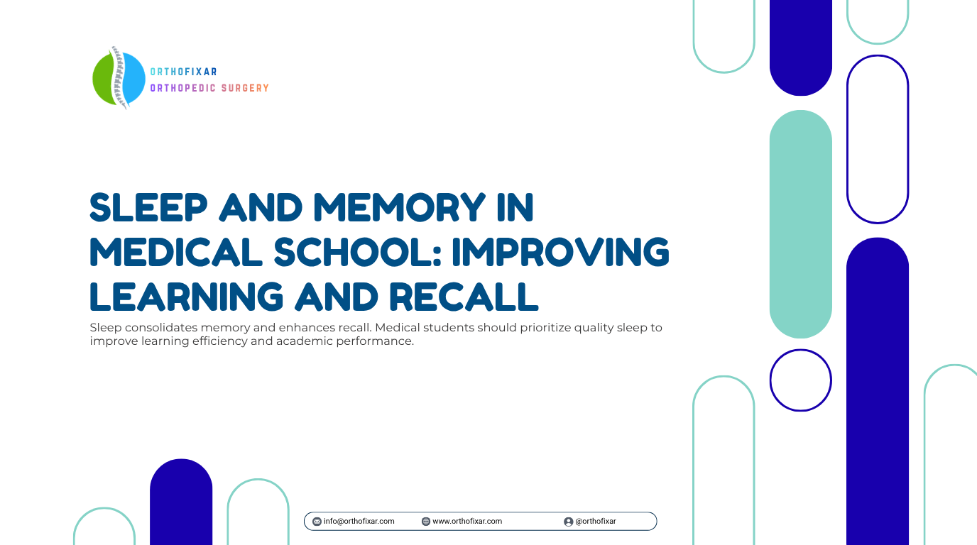 Sleep and Memory in Medical School Improving Learning and Recall