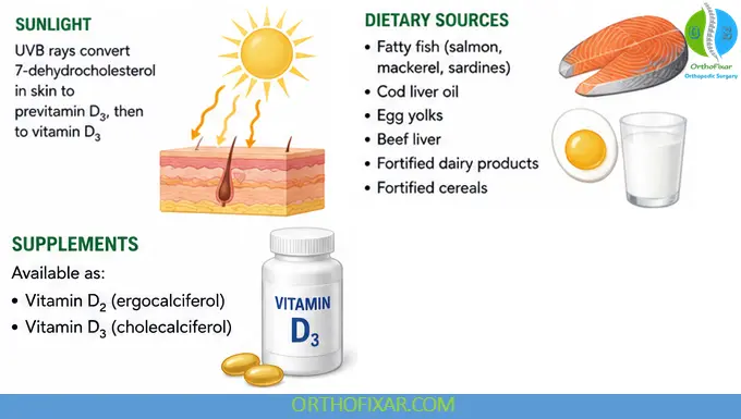 Sources of Vitamin D