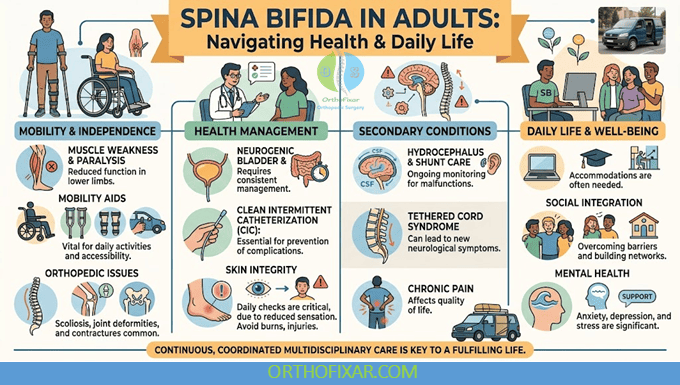 Spina Bifida in Adults: Symptoms, Complications & Care 5 Spina Bifida in Adults Symptoms, Complications & Care