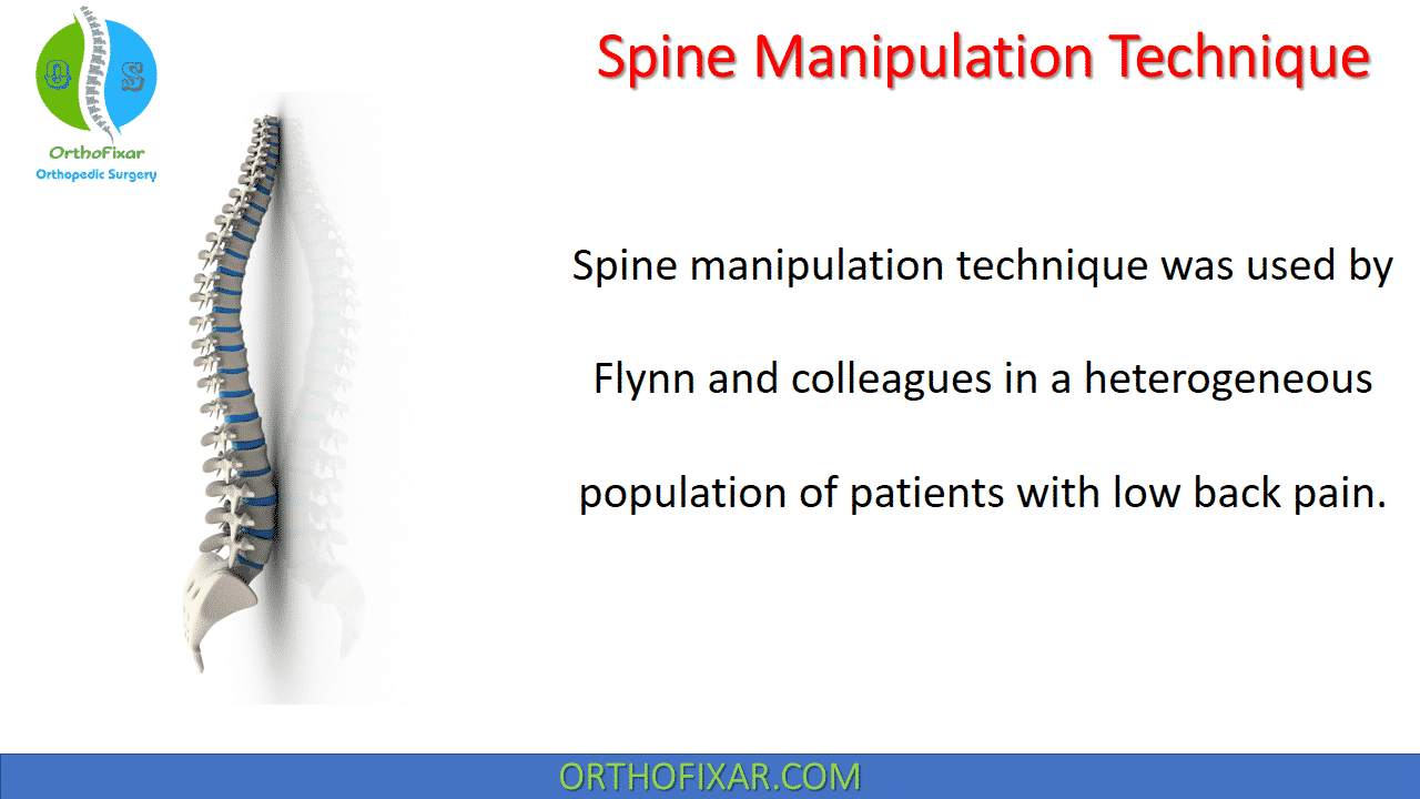  Spine Manipulation Technique 