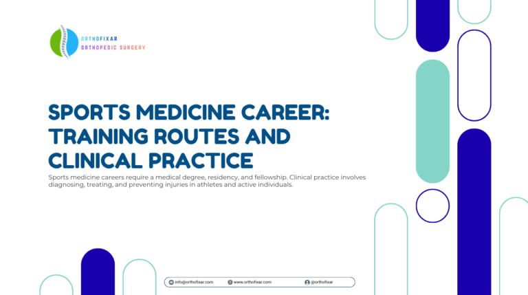 sports medicine career