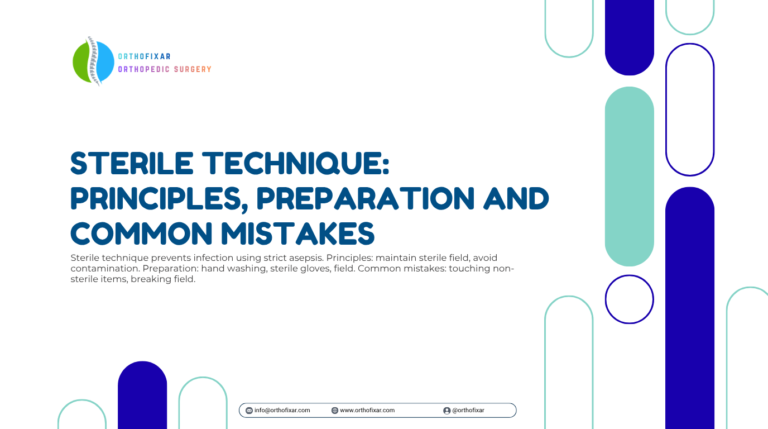 Sterile Technique Principles Preparation and Common Mistakes