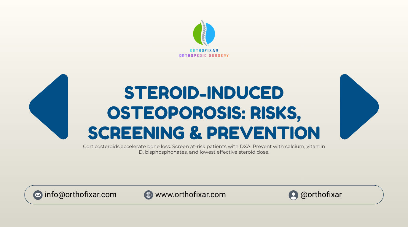 steroid induced osteoporosis
