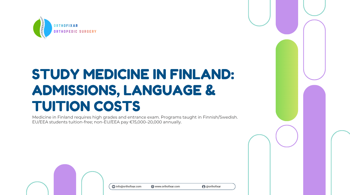 Study Medicine in Finland Admissions Language Tuition Costs