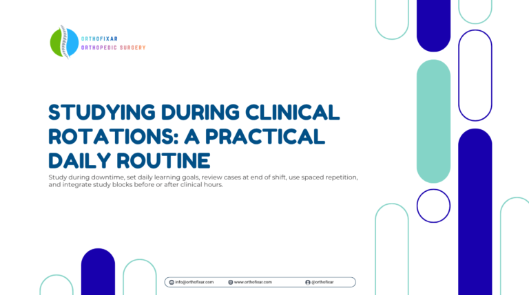 Studying During Clinical Rotations A Practical Daily Routine