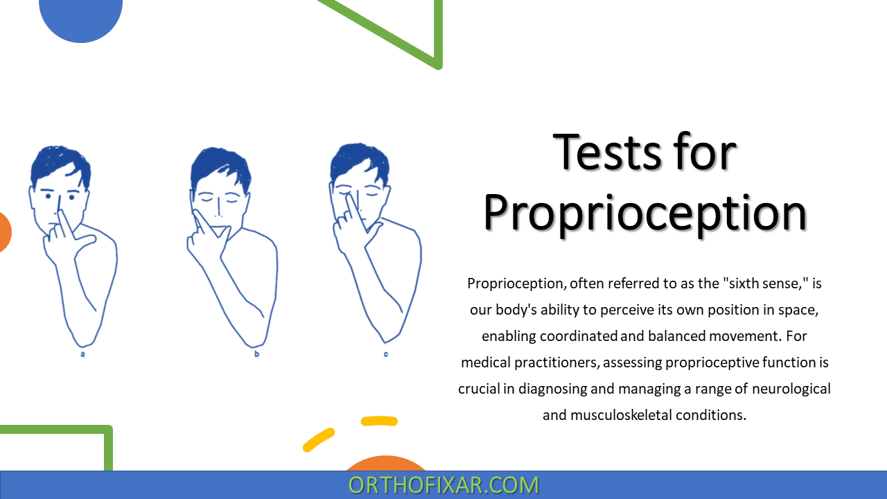  Tests for Proprioception 