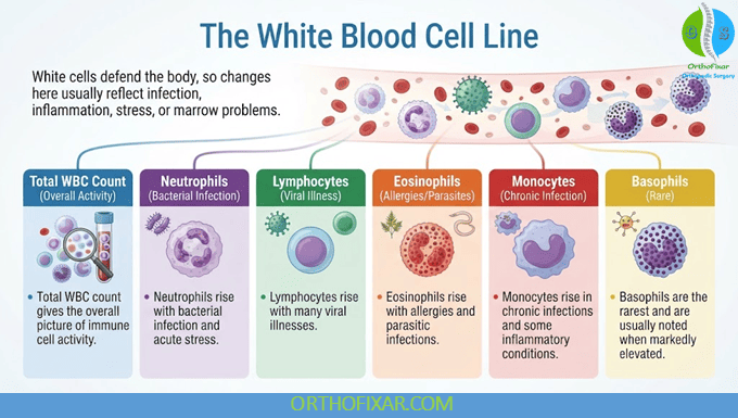 The White Blood Cell Line