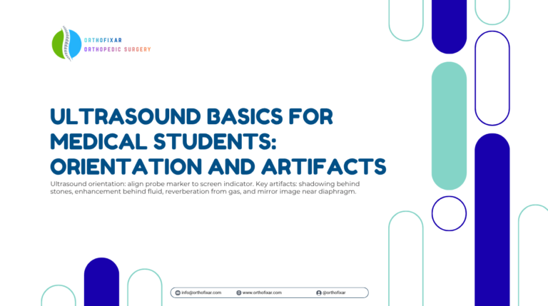 Ultrasound Basics for Medical Students Orientation and Artifacts