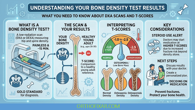 Steroid-Induced Osteoporosis: Risks, Screening & Prevention 7 Understanding Bone Density Test Results