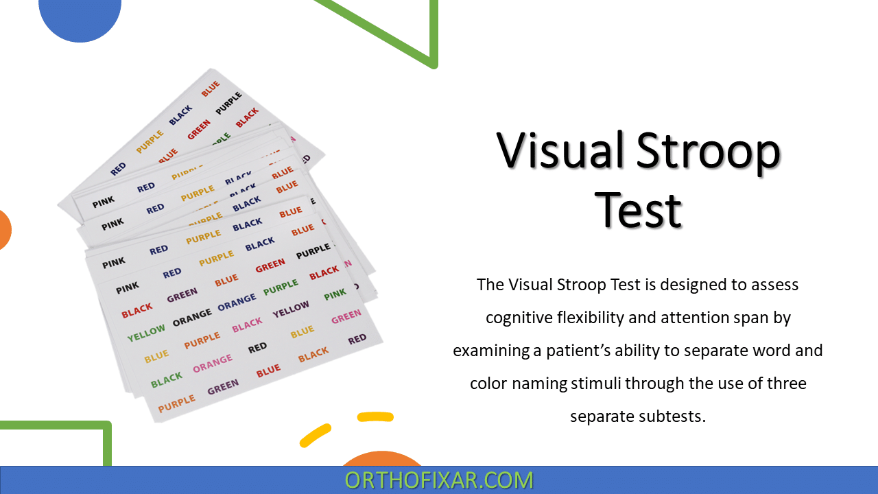  Visual Stroop Test 