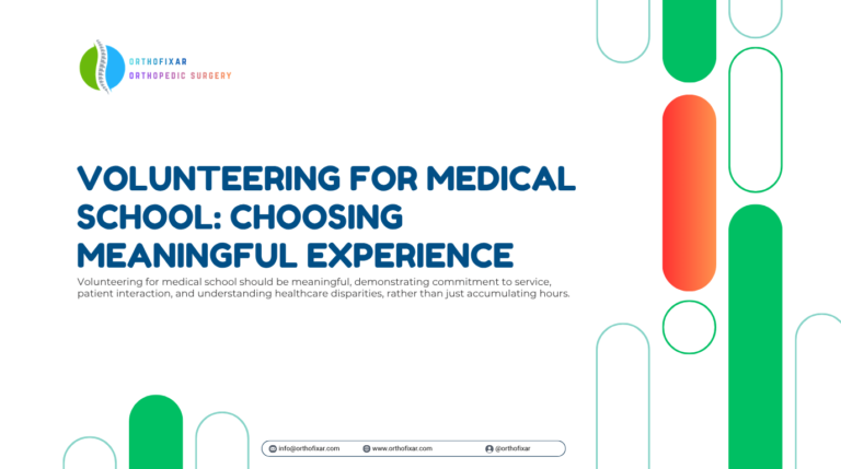 Volunteering for Medical School Choosing Meaningful Experience