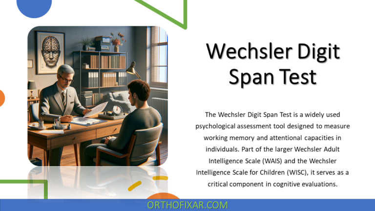 Wechsler Digit Span Test