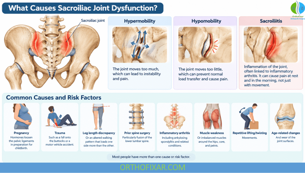 What Causes Sacroiliac Joint Dysfunction