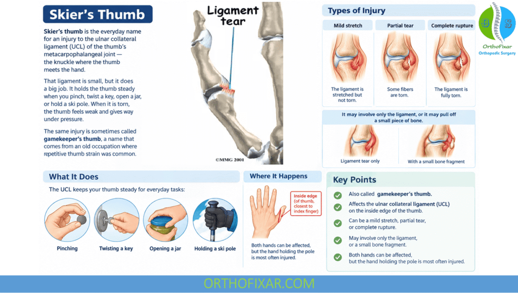 Skier's Thumb: UCL Injury Symptoms, Treatment & Recovery 4 What Is Skier Thumb