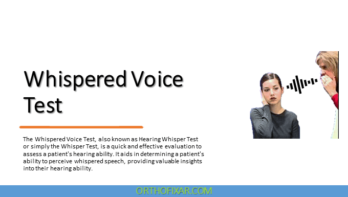  Whispered Voice Test 