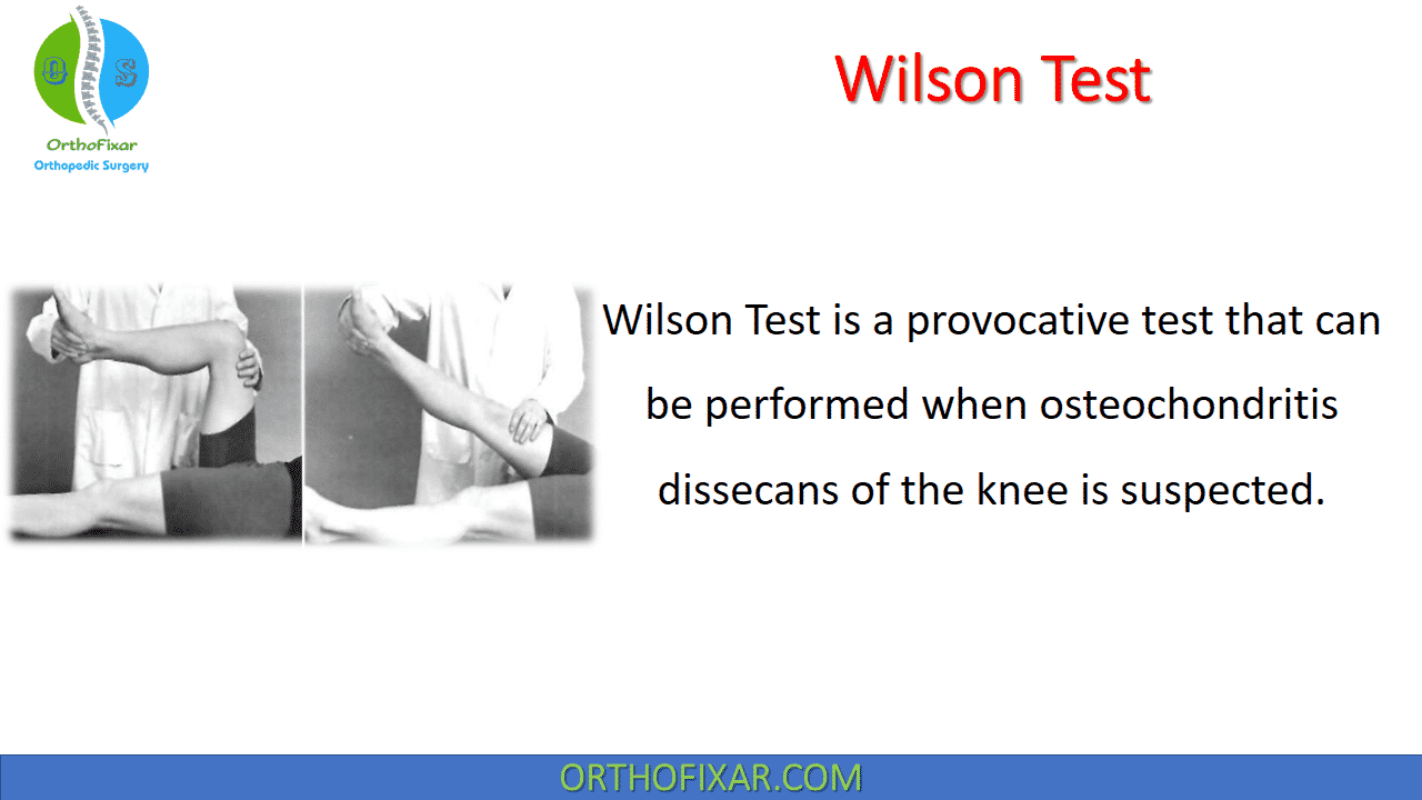  Wilson Test 