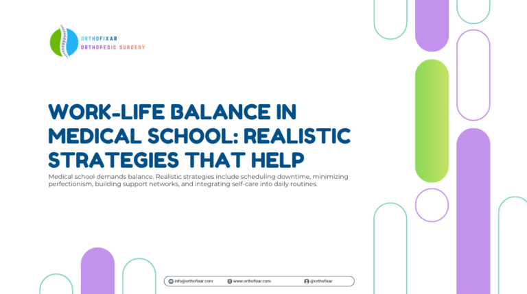Work Life Balance in Medical School Realistic Strategies That Help