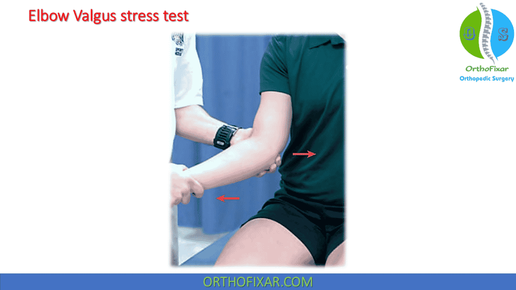 elbow valgus stress test