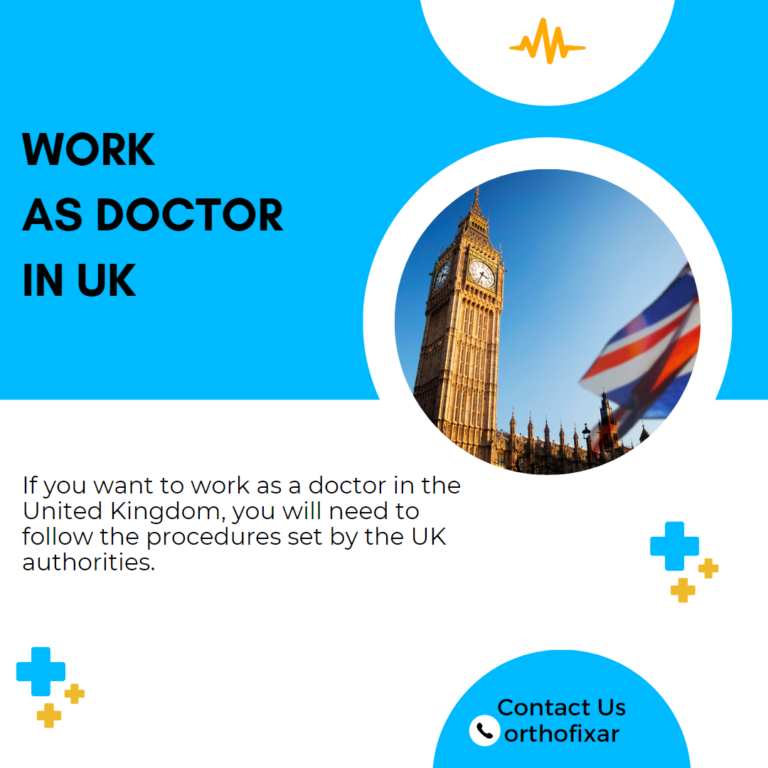 work as a doctor in UK
