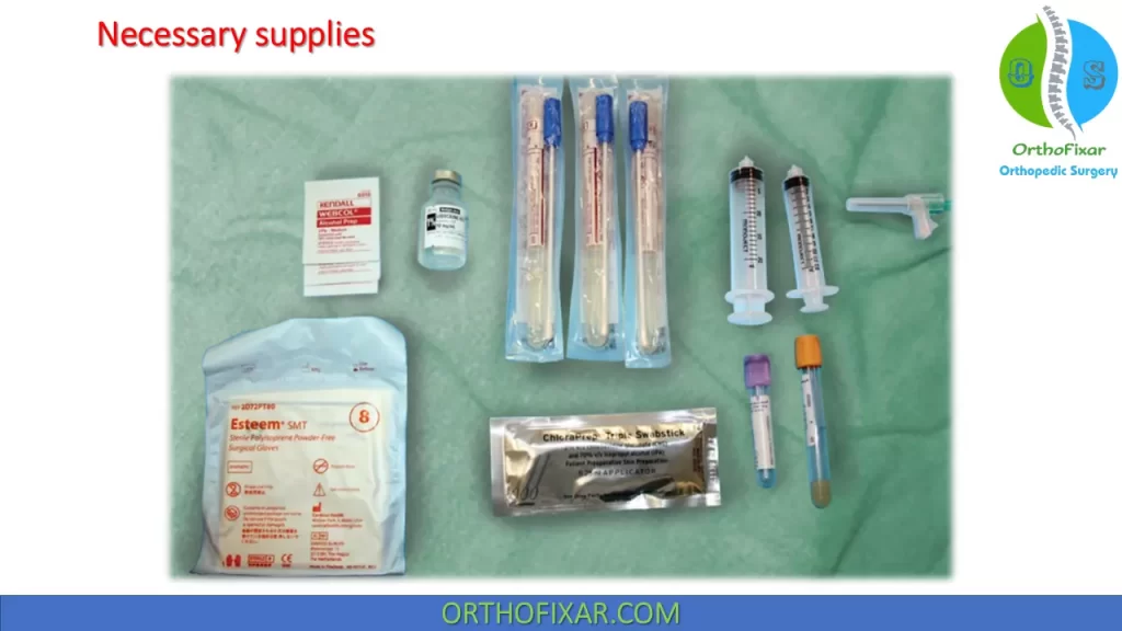 material for shoulder and subacromial injections