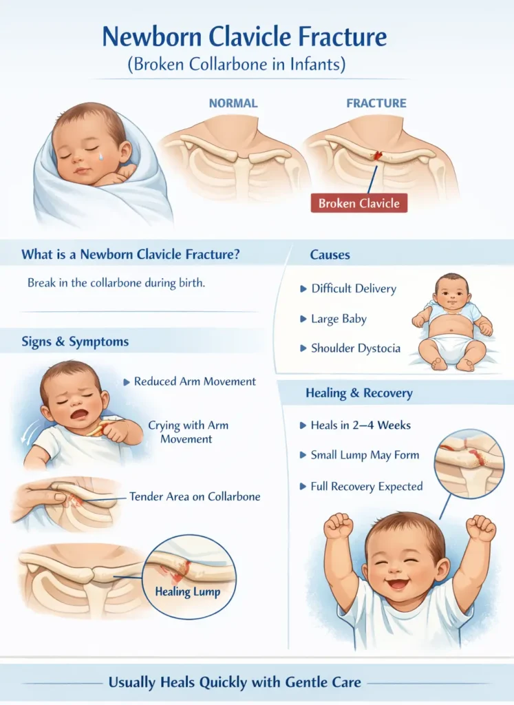 newborn broken clavicle