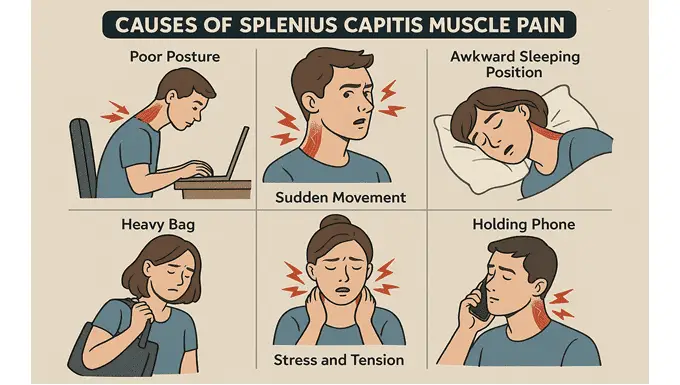 splenius capitis muscle pain causes